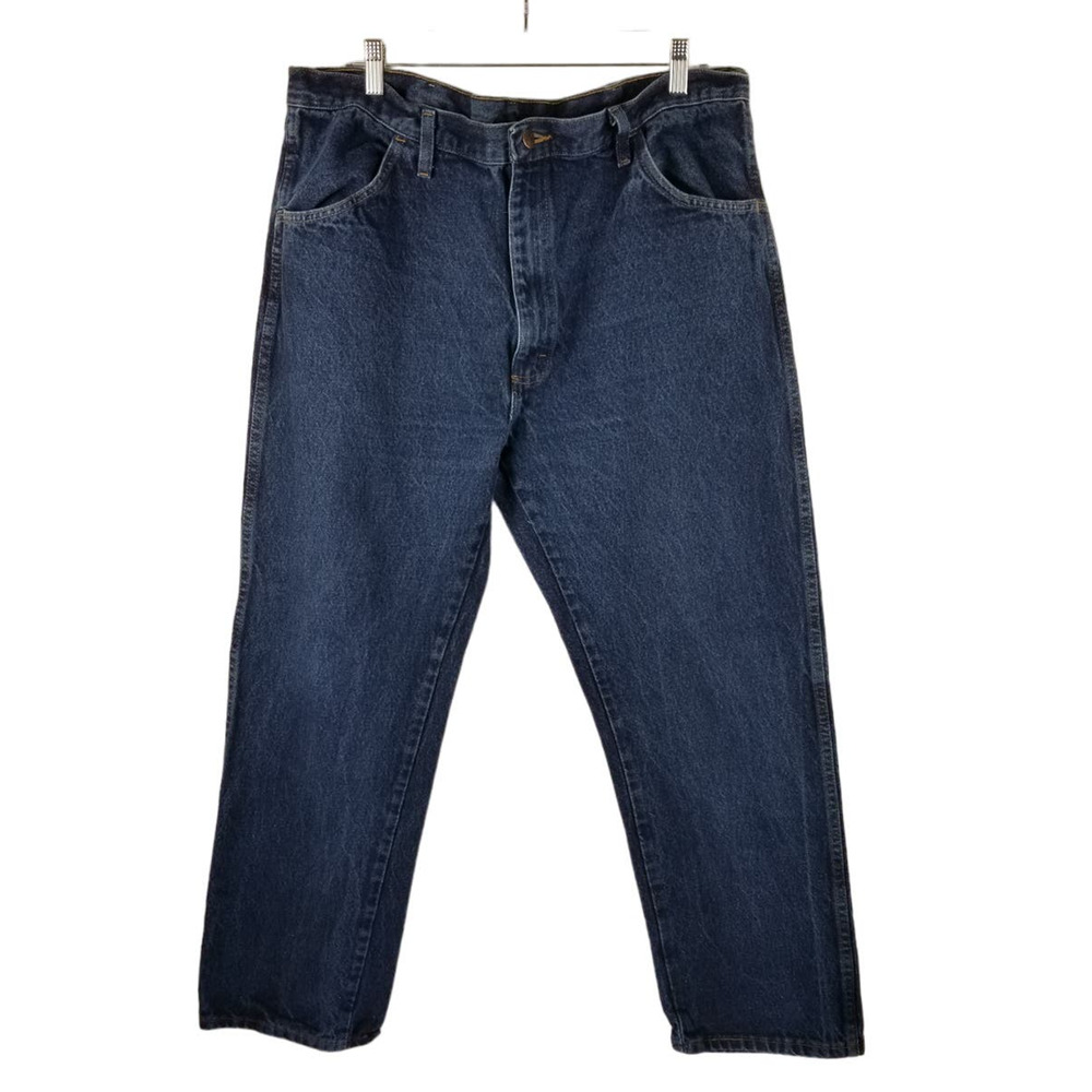 Rustler Mens Medium Wash Straight Leg Men's Jean's 40 x 30